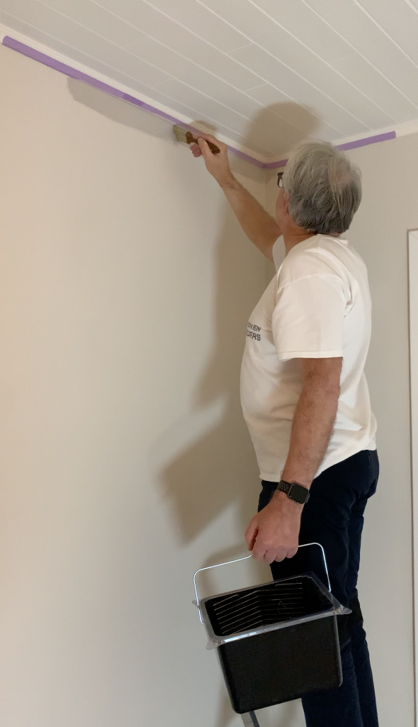 Ronny muur schilderen